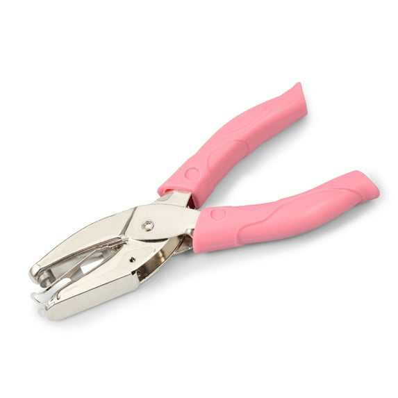 LEONTOOL Metal Paper Hole Punch 6-Inch Single Handheld Circle Shaped 1/8" Hole Paper Puncher Office Paper Punch Hand Tool for Binder Ticket DIY Craft Tags Scrapbook Greeting Cards