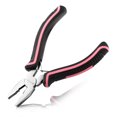 thumbnail image 1 of LEONTOOL Mini Linemans Pliers Spring Loaded 5 Inches Wire Cutter with Serrated Jaw Chromium Vanadium Steel Construction Mini Combination Pliers for Jewelry Making, Pink Tool for Women, 1 of 7