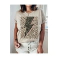 thumbnail image 1 of LEOPARD LIGHTNING GRAPHIC PLUS SIZE TEE / T-SHIRT, 1 of 5
