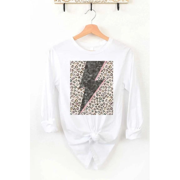 LEOPARD LIGHTNING LONG SLEEVE TEE
