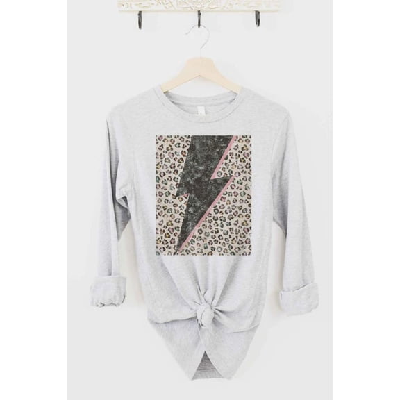 LEOPARD LIGHTNING LONG SLEEVE TEE