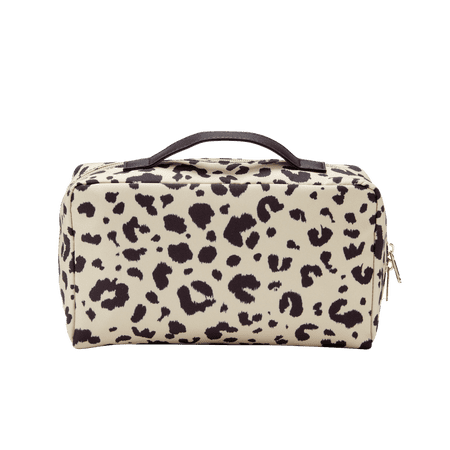 Conair Leopard Print Toiletry Kit, Travel Organizer with Multiple Pockets