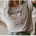 thumbnail image 1 of LEOPARD ROCK N ROLL Graphic Short sleeve T-Shirt Plus Size, 1 of 5
