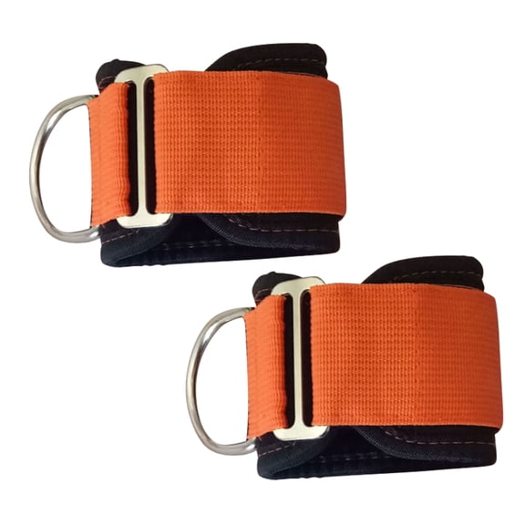 LEORX 1 Pair Leg Ankle Straps Ankle Support Orange Glute Toning for Strength Training