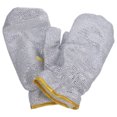 thumbnail image 1 of LEORX 1 Pair Silver Bamboo Insulation Waterproof Dishwashing Reusable Thickened Design Dishwashing Gloves, 1 of 8