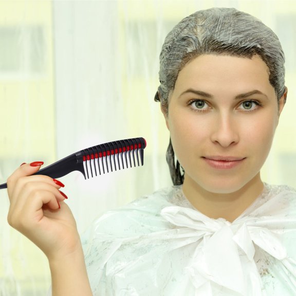 LEORX 1 Pc Hair Care Comb for Beginners and Experienced Barbers in Black Plastic Material