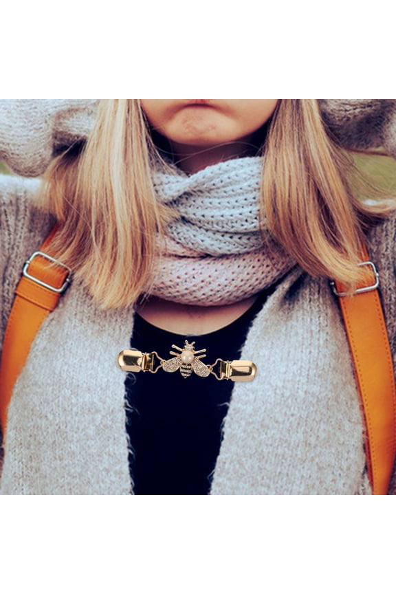 Honeycomb Pin Bee Brooch Fashionable Metal 1 Pcs Clothing Accessory Formal Occasions