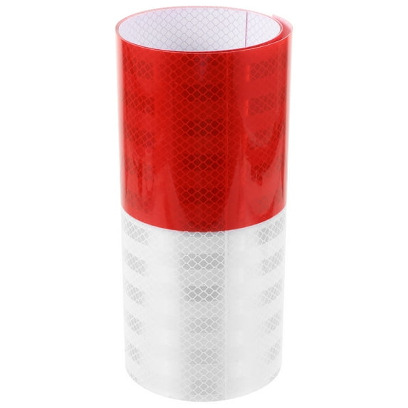 LEORX 1 Roll Reflective Strips Yellow Plastic Fade Resistance Indoor Use
