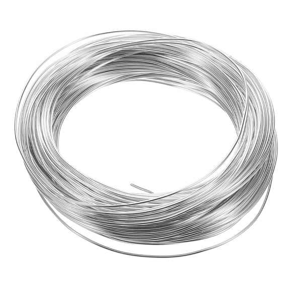 LEORX Zinc Wire Bendable Aluminum Wire Silver Garden Decoration