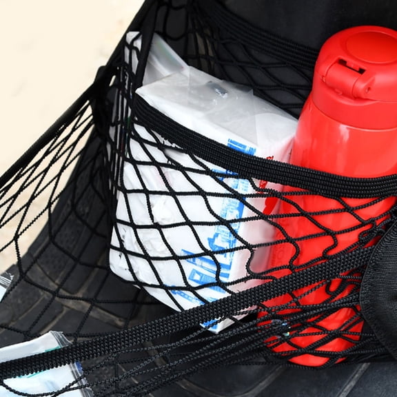 LEORX 1Set Electromobile Netting Replacement Nylon Storage Net with Elastic Dual Layer Breathable Mesh