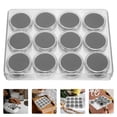 thumbnail image 1 of LEORX 1 Set Clear Lid Jewelry Box Acrylic Gemstone Display Collection Storage Box for Home Use, 1 of 8