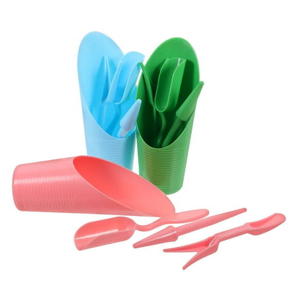 LEORX 1 Set Digging Tools Blue Plastic for Indoor Planting Ergonomic Design