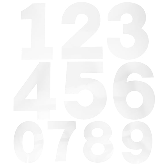 LEORX 1 Set Flat Number Stencils for Cake Making in Christmas and New Year Celebrations