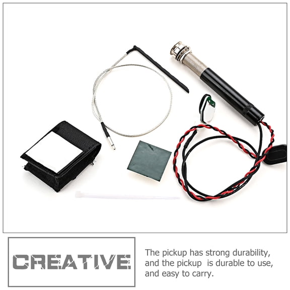 LEORX 1Set Modified Electric Guitar Pickup Copper Passive Acoustic Guitar Accessory