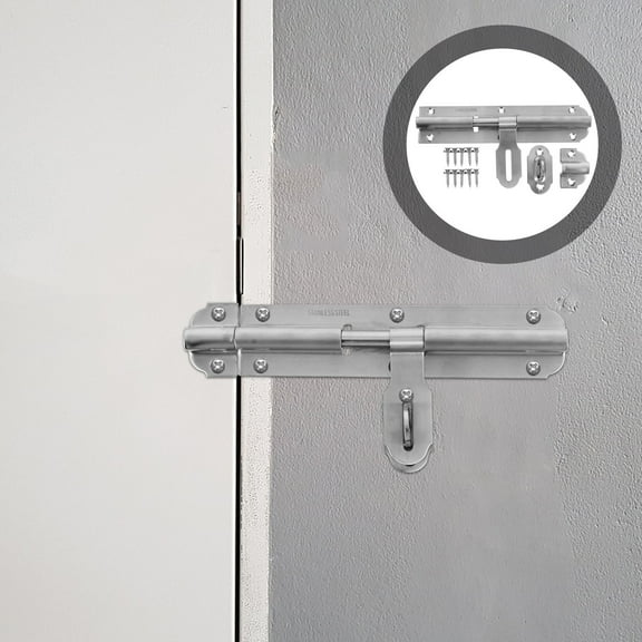 LEORX 1 Set Heavy Duty Barrel Bolt Lock for Garden Gates Use