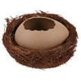 thumbnail image 1 of LEORX 1 Set Hydroponic Eggshell Planter Rattan Coffee Home Decor Planter, 1 of 1