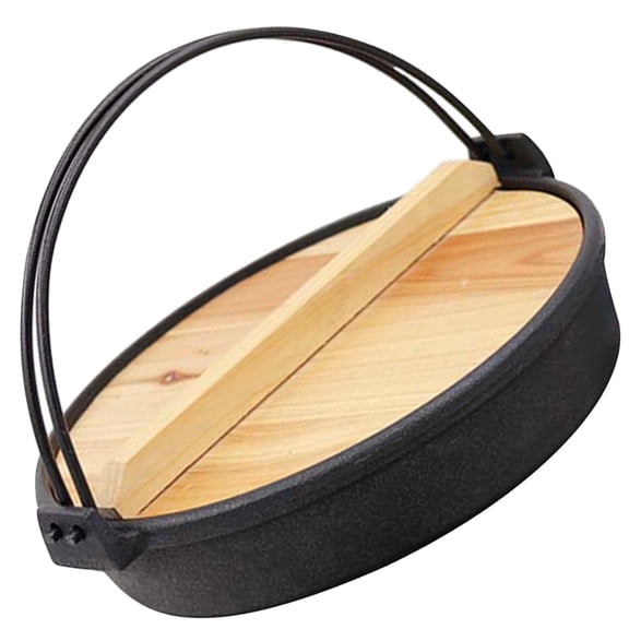 LEORX 1 Set Iron Pots For Cooking Practical Stockpot Japanese Pot Black Cast Iron