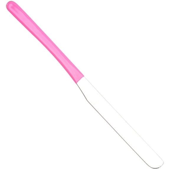 LEORX 1 Set Makeup Spatula Pink for Mixing and Applying Foundations