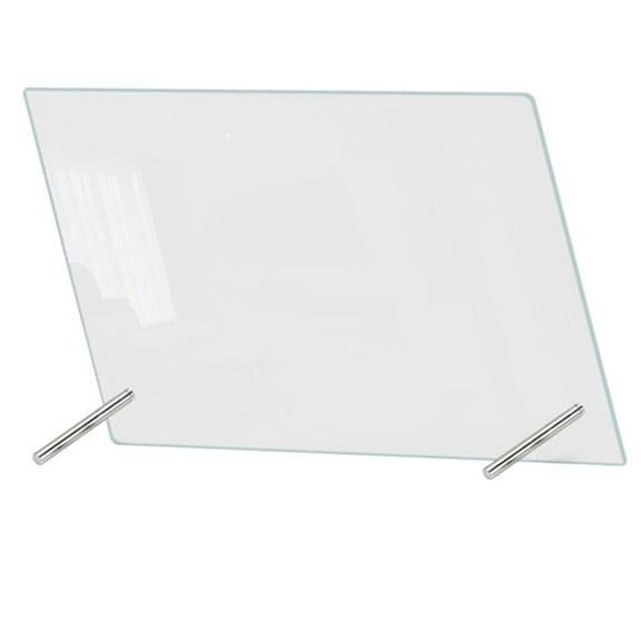 LEORX 1Set Transparent Acrylic Memo Board for Home Desktop Writing and Message Note