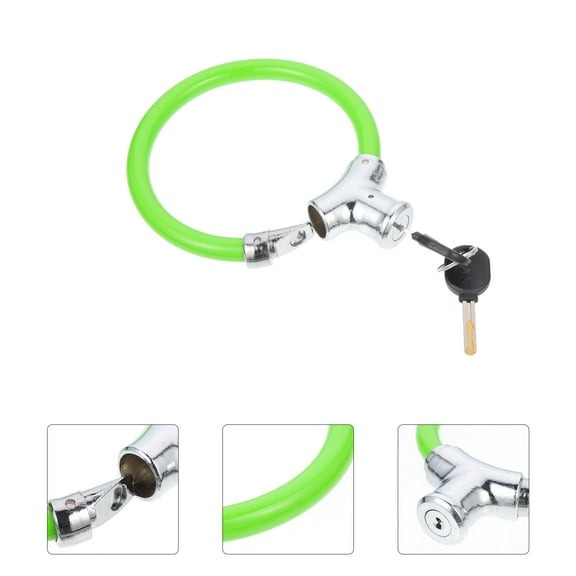 LEORX 1 Set Professional Cycling Chain Anti Theft Light Green for Bicycle Protection Outdoor Security