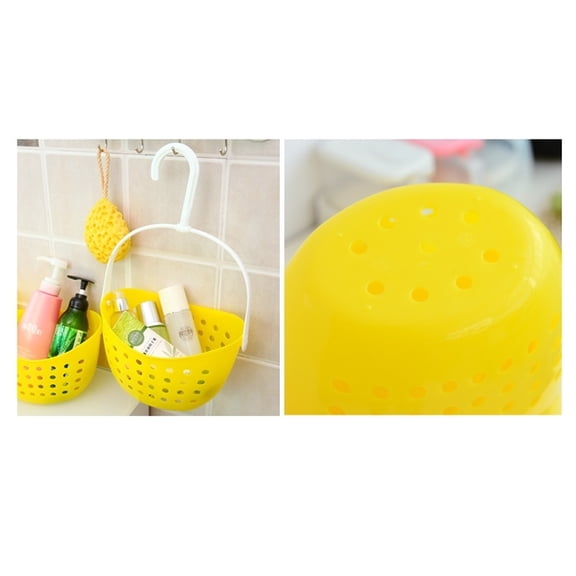 LEORX Shower Hanging Organizer Shower Caddy PP Drainage Housekeepers Kitchen 1 Set