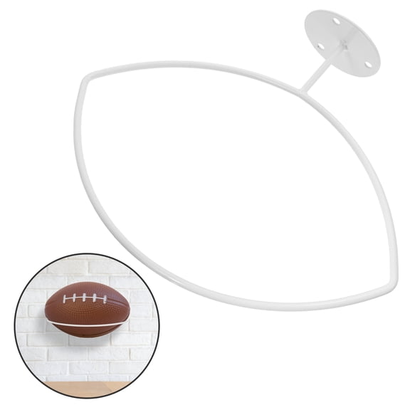 LEORX 1 Set Sports Ball Display Rack Iron White Minimalist Sports Equipment