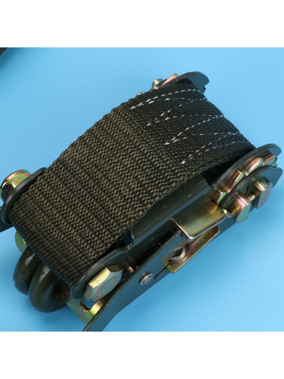 Ratchet Straps Green Cargo Ties for Vehicle and Atv Load Security