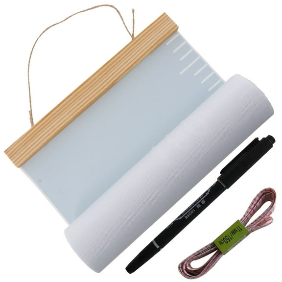 LEORX Children Room Height Chart Hanging Height Measurement Ruler Pine Wood 1 Set Back to School