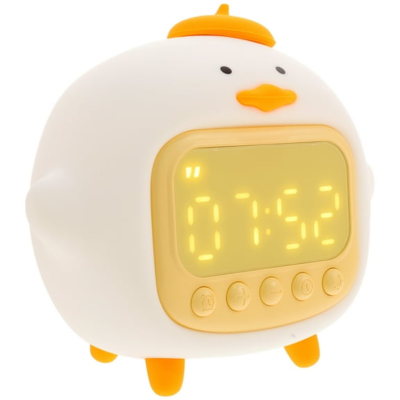 LEORX 1 Set of LED Night Light Alarm Clock for Bedroom Decor Home Use Night Time