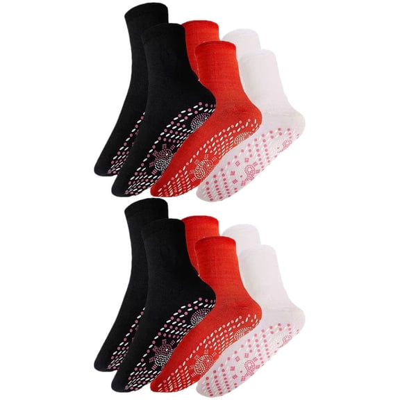 LEORX 1 Set of Men's Warm Socks for Jogging Cotton Stimulating Acupuncture Points