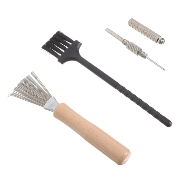 LEORX 1Set Stainless Steel Flower Rectifier and Cleaning Rake Assorted Color Practical Home Plant Tool
