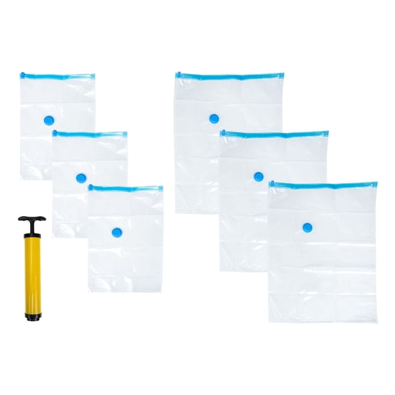 LEORX 1 Set of Vacuum Bags Vacuum Storage Bags Transparent for Indoor Household Use