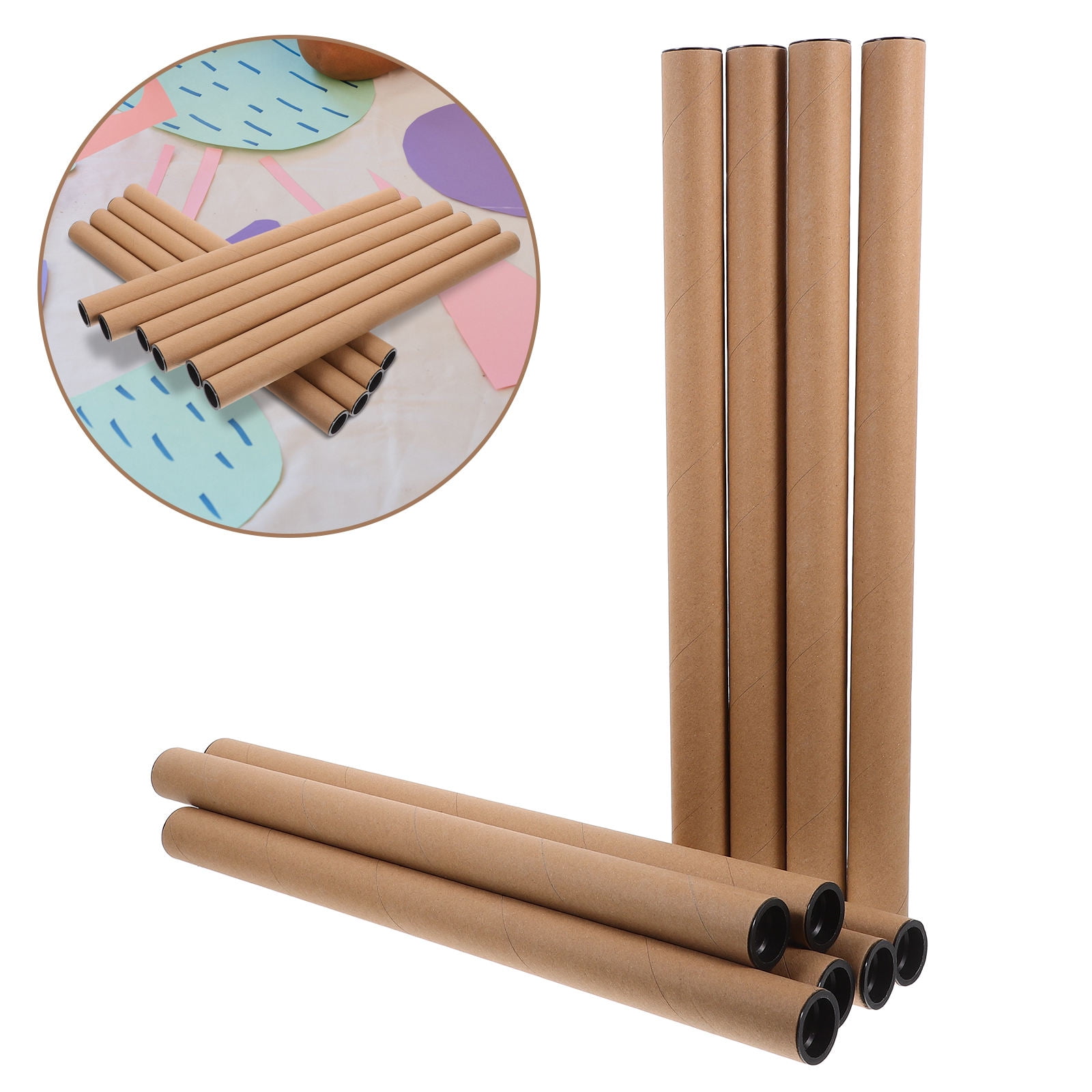 LEORX 10 Pcs Artwork Storage Tube Drawings Case Poster Tubes Craft ...