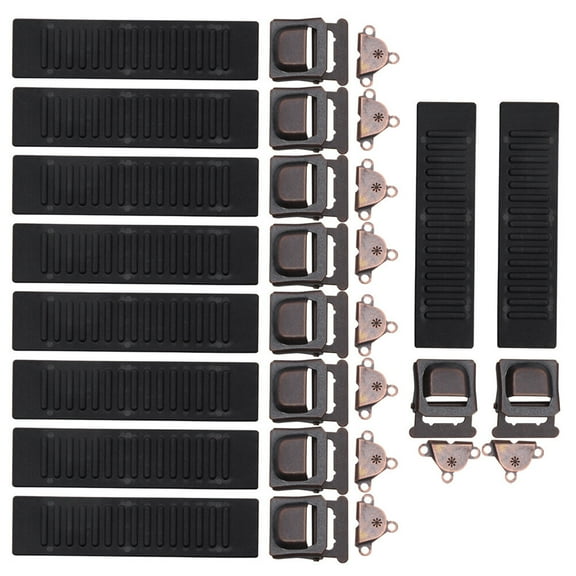 LEORX 10 Sets Adjustable Skirt Sewing Buttons Coffee Copper Clothing Repair for Women