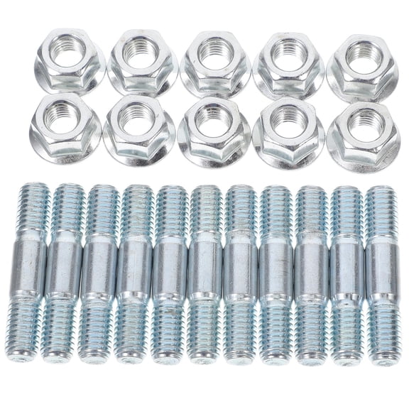 LEORX 10 Sets Of Chainsaw Chain Screw Chainsaw Maintenance Tool Chainsaw Bar Screw Small Screw for Chain Plate Double-Ended Chainsaw Screw Chain Stabilizer Screw Chain Adjustment Hardware (M8)