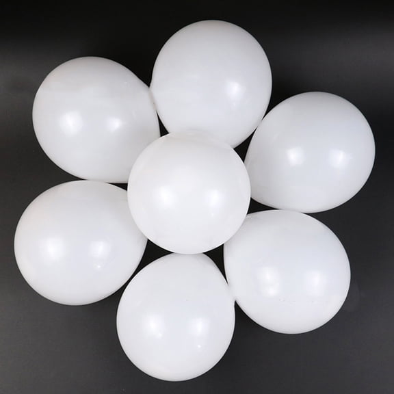 LEORX 100 Pcs Latex Balloons White Party Wedding Birthday Man Bride