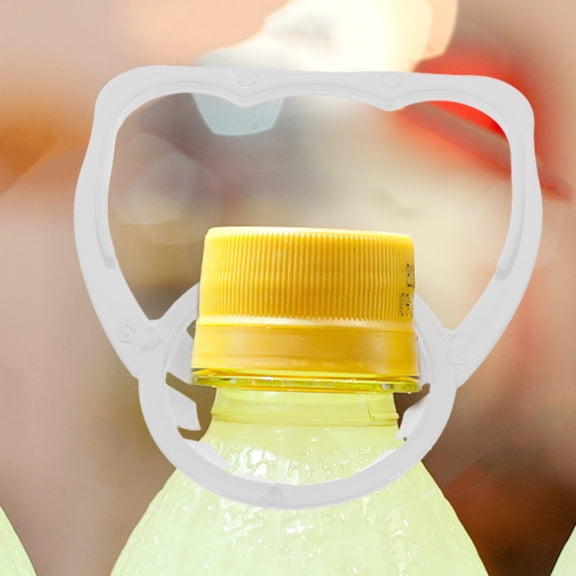 LEORX 100 Pcs Reusable Beverage Bottle Handles Easy Carry for 1 2L Bottles Convenient Grab Handles