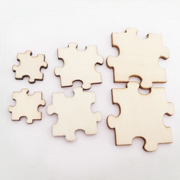 LEORX 100Pcs Light Brown Craft Logs for DIY Scrapbooking Decoupage Embellishments and Decoration