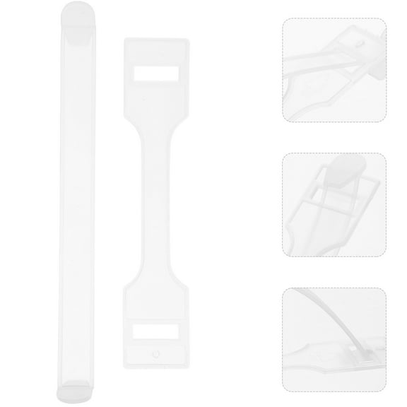LEORX 100 Sets Cardboard Handle Boxes Handles Cardboard Box Handle Plastic Grab Handle Handle for DIY Carton Handle Portable