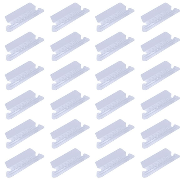 LEORX 100 Sets Transparent Label Holders for Business Owners and Retailers