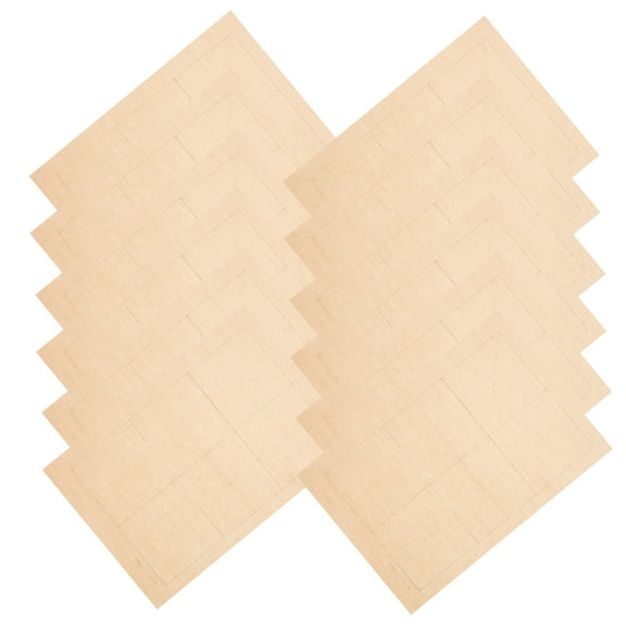 LEORX 100 Sheets Calligraphy Writing Paper Sheet Ink Compatible for Writing Letters in Beige