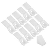 LEORX 100Pcs أسافين بلاستيكية معززة أسفل الدرج لمنع تمايل أجهزة الأثاث