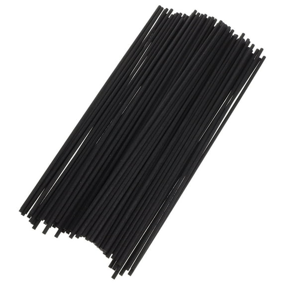 LEORX 100Pcs Hotel Scent Essential Oil Diffuser Stick Black Fibre for Aromatherapy