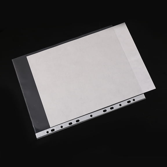 LEORX 100pcs Document Protective Cover Heavy Duty for Home Use Files