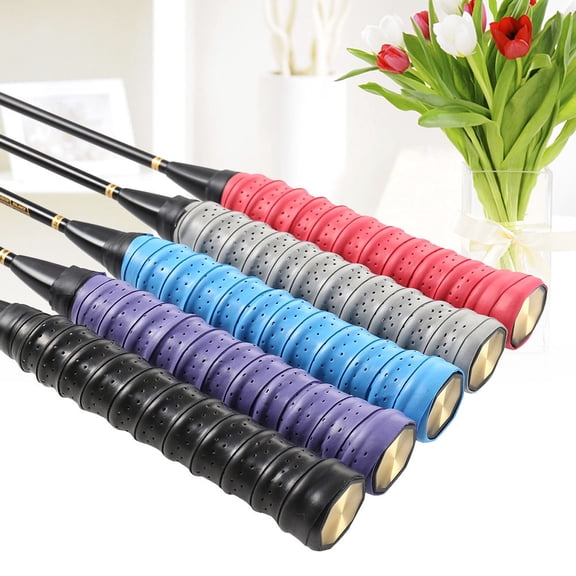 LEORX Tennis Racket Grip Soft PU Overgrip for Badminton and Racket Sports 10Pcs