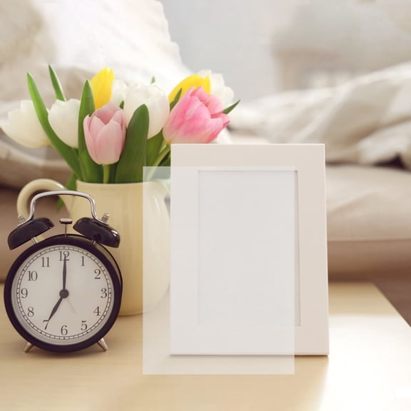 LEORX 10Pcs Double Sided Frame Film Transparent Acrylic Breakage-resistant Picture Frame Accessories