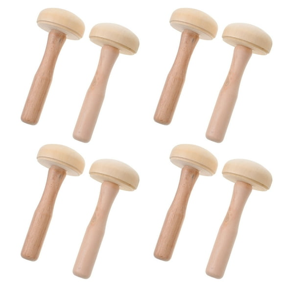 LEORX 10Pcs Multi-Function Darning Mushroom for DIY Projects Khaki