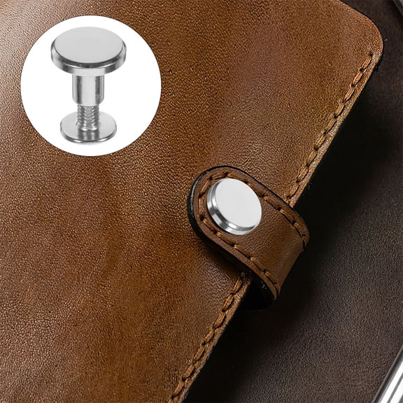 LEORX 10Pcs Rivet Set Zinc Alloy Strong Fastening Fabric for Leather Crafts Bags Wristbands Hats Jeans
