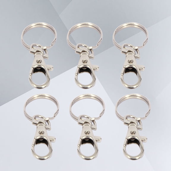 LEORX 10Pcs Swivel Lobster Clasp Snap Hooks Zinc Alloy for Daily Use and