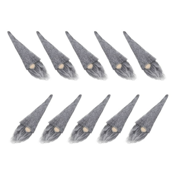 LEORX 10Pcs Travel Bottle Covers Grey Non Woven Fabric Protecting For Women